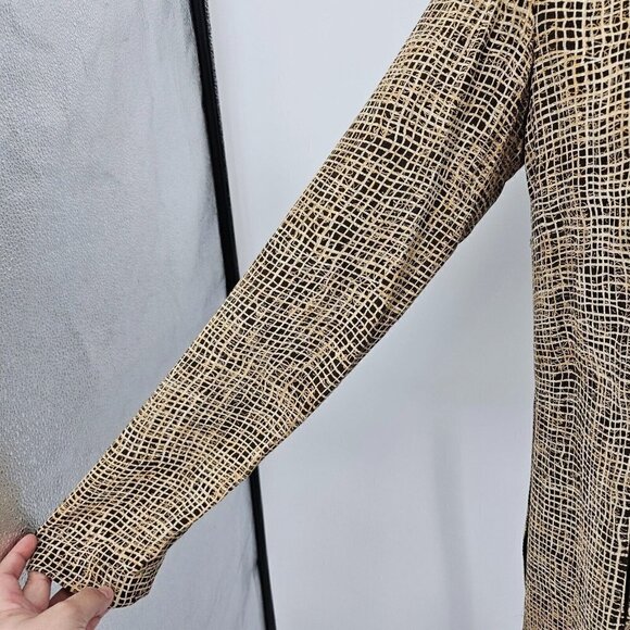 Platinum Dorothy Schoelen Abstract Tank Jacket Set Women's Size P XS Art To Wear - Picture 13 of 16